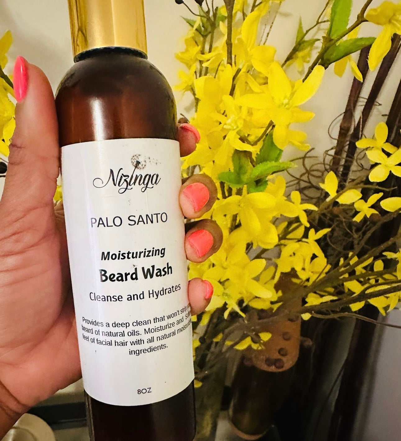 Nizinga Palo Santo beard wash